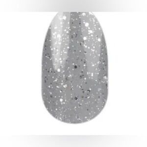 Color Street MOONLIGHT NIGHT Silver Glitter & Gray Nail Strips Set